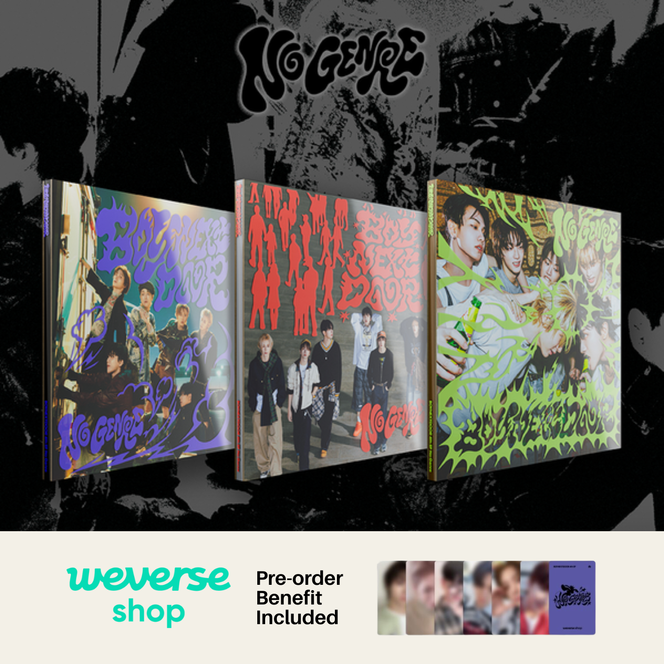 BoyNextDoor 4th EP Album "NO GENRE" (Set) with Weverse POB