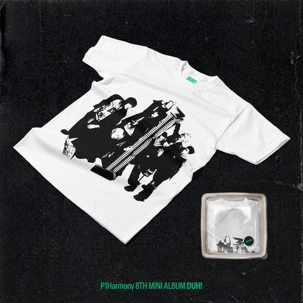 P1Harmony 8th Mini Album "DUH!" (Plain White T Ver.)