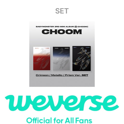Early Bird POB][WEVERSE POB] BABYMONSTER – 3rd MINI ALBUM [CHOOM