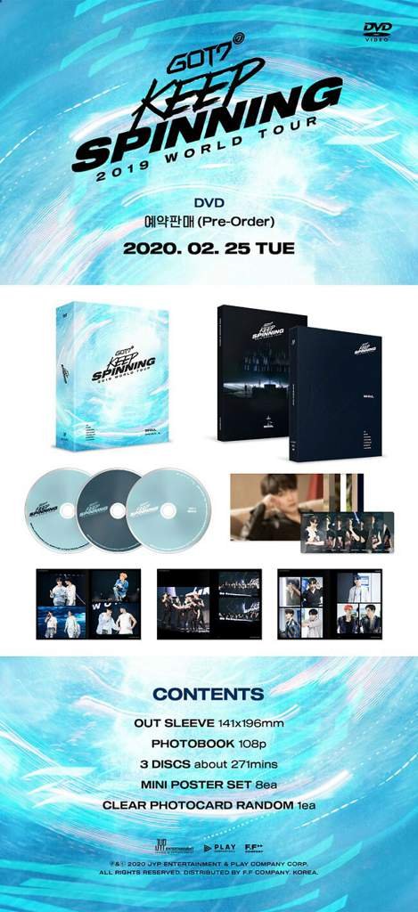 GOT7 KEEP SPINNING 2019 DVD