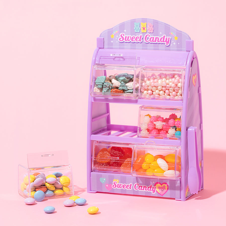 Candy Storage Box 6 Drawer Purple