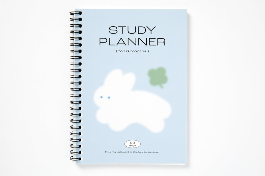 STUDY PLANNER 3 MONTHS BLUE RABBIT SIT