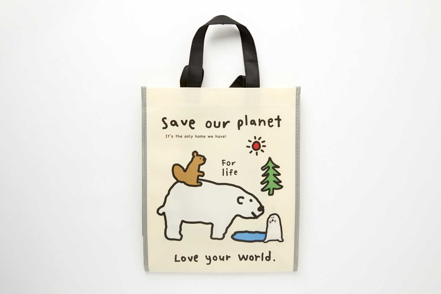 Tarpaulin Bag "Save Our Planet" Polar Bear