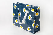 Tarpaulin Bag Flower Blue XL