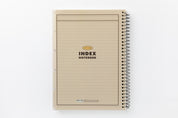 Index 5 Section Notebook Beige