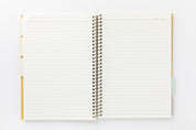 Index 5 Section Notebook Yellow