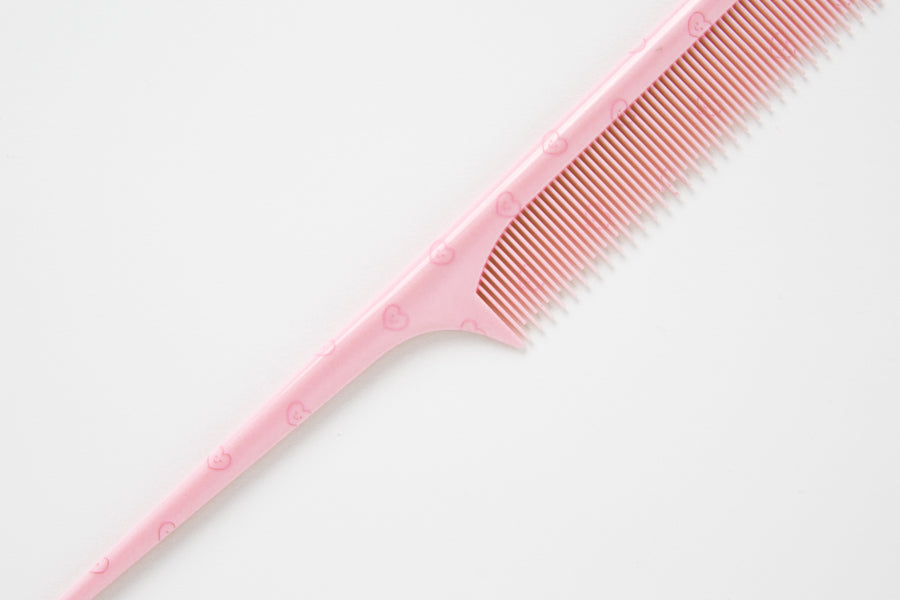 Hair Comb Pink Heart