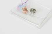 Glitter Card Case & Sticker Set Cat