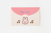 Sticky Letter Memo Pad Rabbit