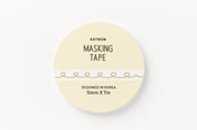 Masking Tape Curly Line Gold 5mm