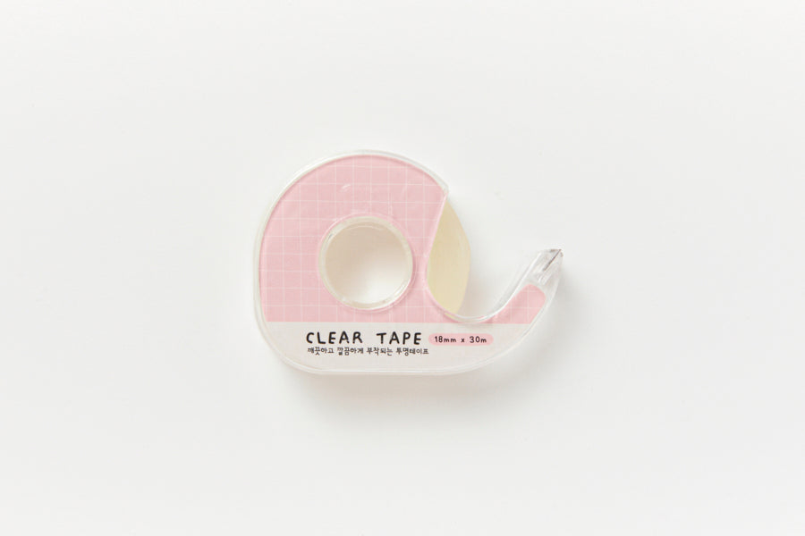 Clear Tape 18mm X 30m Pink