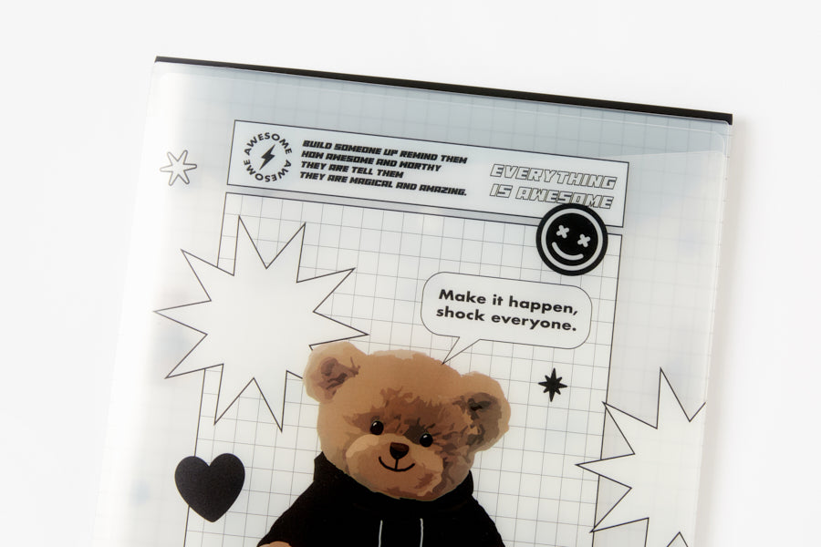 Pocket File Hood Bear Black