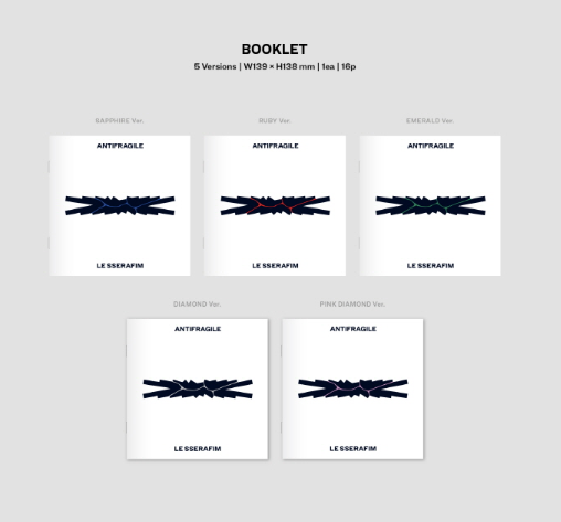 Le Sserafim 2nd Mini Album "ANTIFRAGILE" (Compact Ver.)