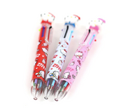 Hello Kitty Figure Ballpoint Pen 6 Color 0.7mm