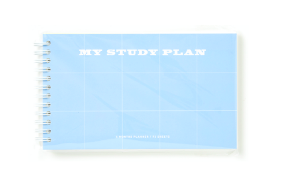 My Study Plan 4 Months Planner Blue