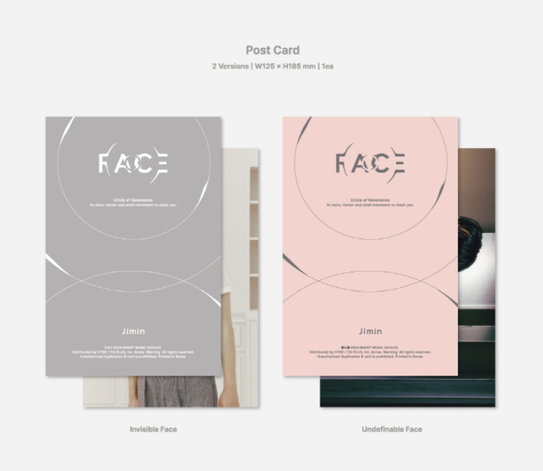 BTS Jimin 1st Album "Face"