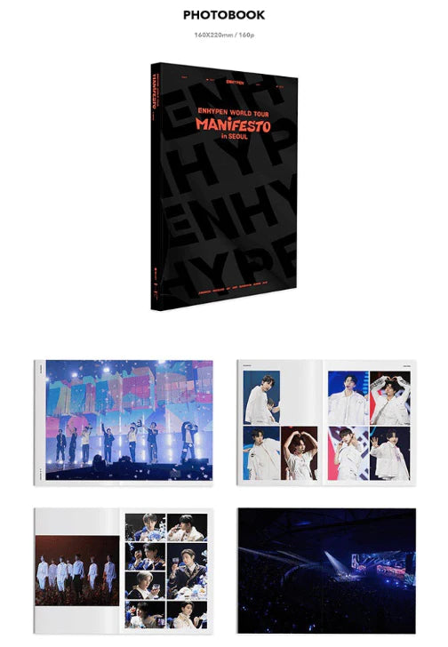 Enhypen World Tour: Manifesto in Seoul Digital Code & DVD SET + PRE-ORDER BENEFIT
