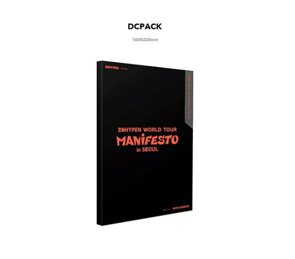 Enhypen World Tour: Manifesto in Seoul Digital Code & DVD SET + PRE-ORDER BENEFIT