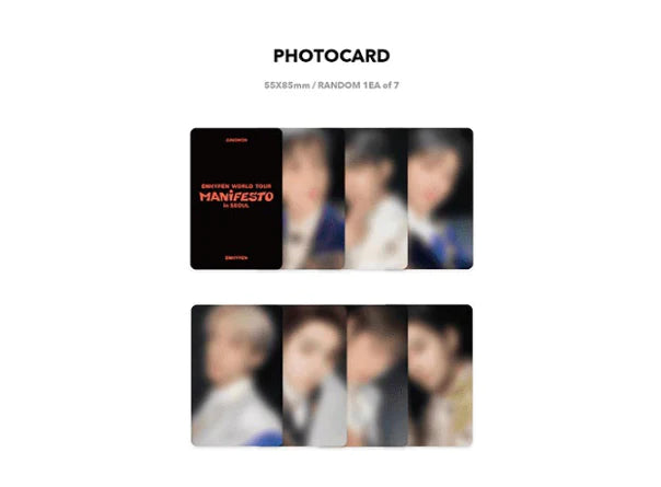 Enhypen World Tour: Manifesto in Seoul Digital Code & DVD SET + PRE-ORDER BENEFIT