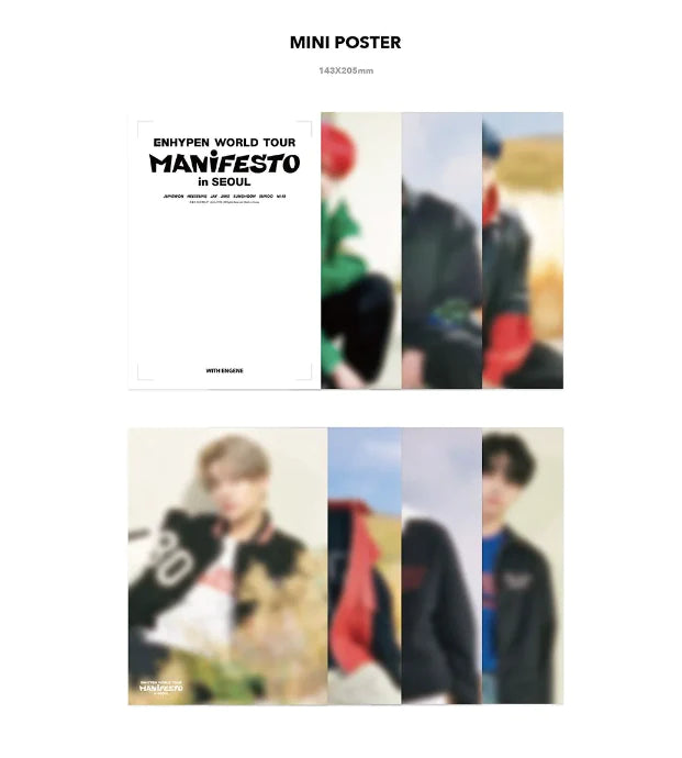 Enhypen World Tour: Manifesto in Seoul Digital Code & DVD SET + PRE-ORDER BENEFIT