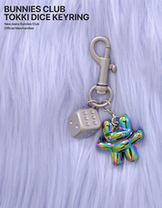 Newjeans Bunnies Club Dice Keyring