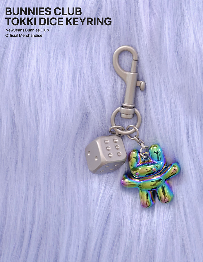 Newjeans Bunnies Club Dice Keyring