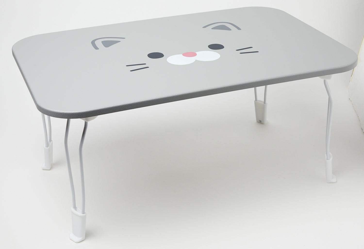 Laptop Bed Table Cat Grey