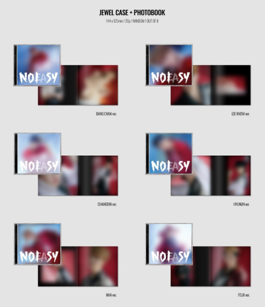 Stray Kids 2nd Full-Length Album "Noeasy" (Jewel Case Ver.)