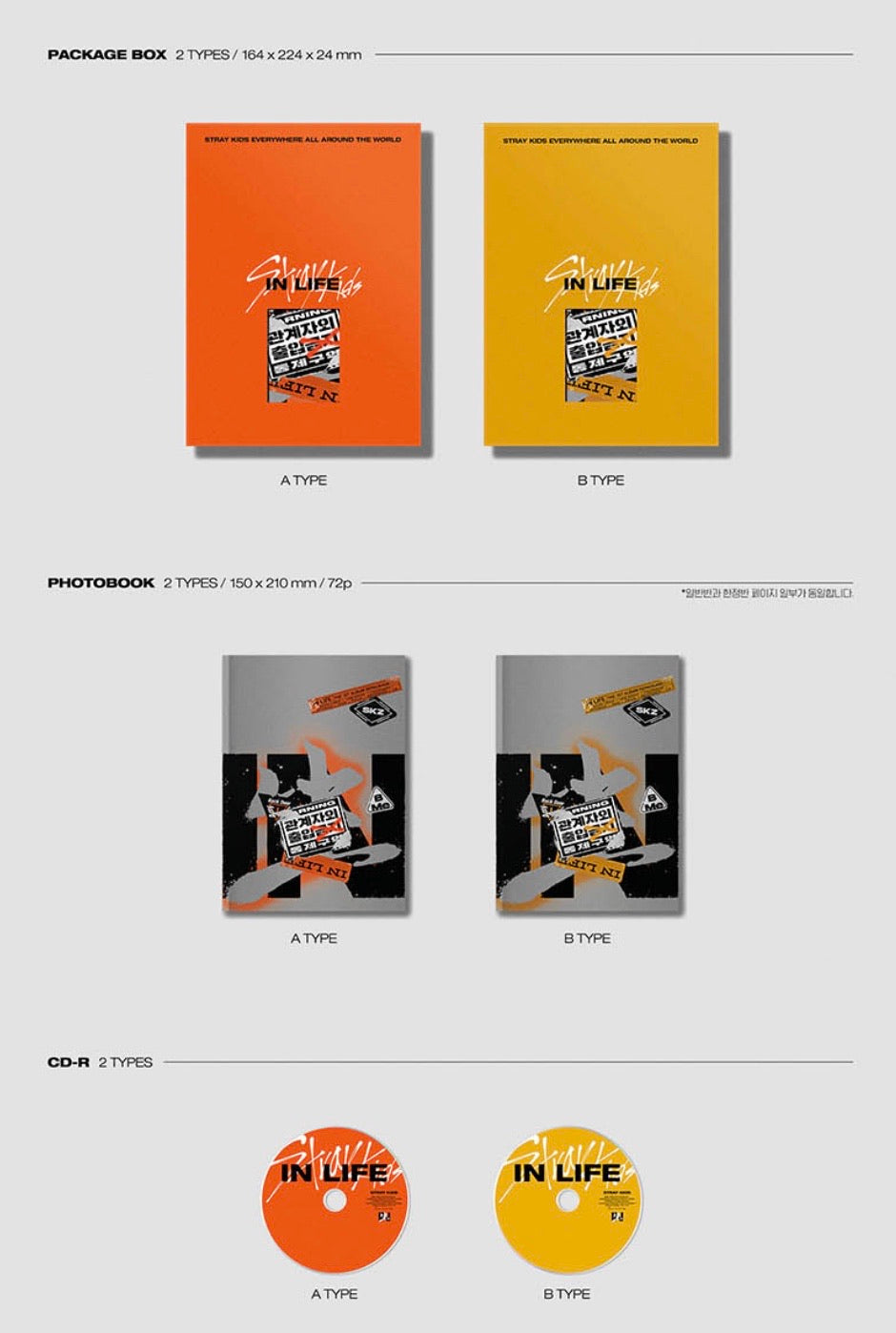 Stray Kids 1st Repackage Album "In Life" (Standard Ver.)