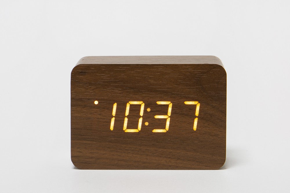 Wood Clock Brown M