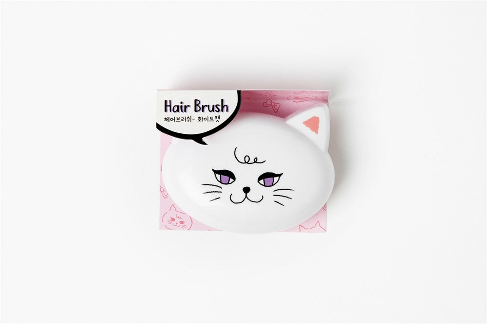 Hair Brush Cat Face