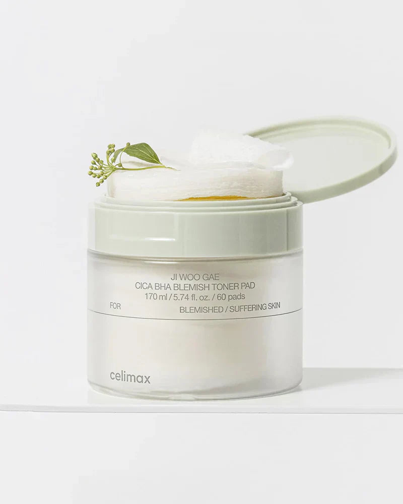 Breaking Down Blemishes: Celimax’s Jiwoogae Cica BHA Toner Pads – Amuse ...