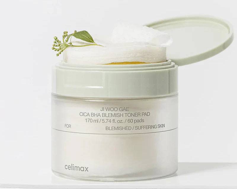 Breaking Down Blemishes: Celimax’s Jiwoogae Cica BHA Toner Pads