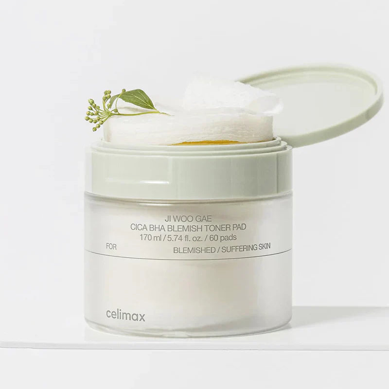 Breaking Down Blemishes: Celimax’s Jiwoogae Cica BHA Toner Pads