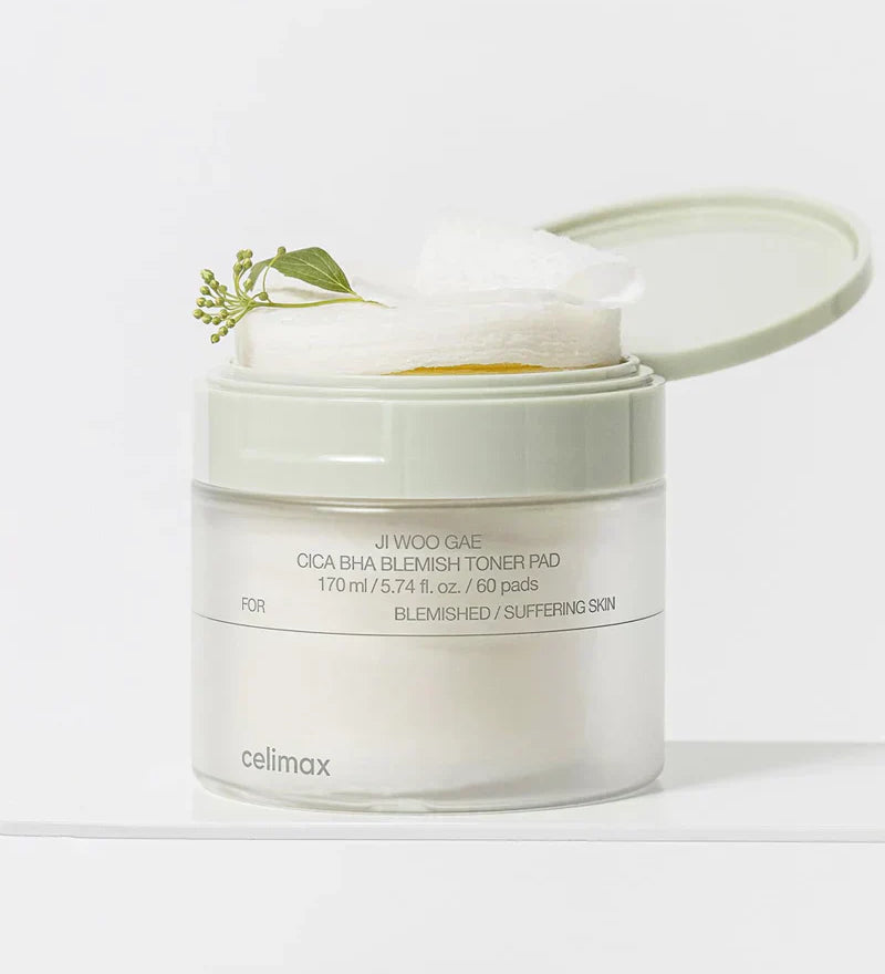 Breaking Down Blemishes: Celimax’s Jiwoogae Cica BHA Toner Pads