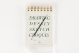 Drawing Book "Drawing Dessin Sketch Croquis" - Green