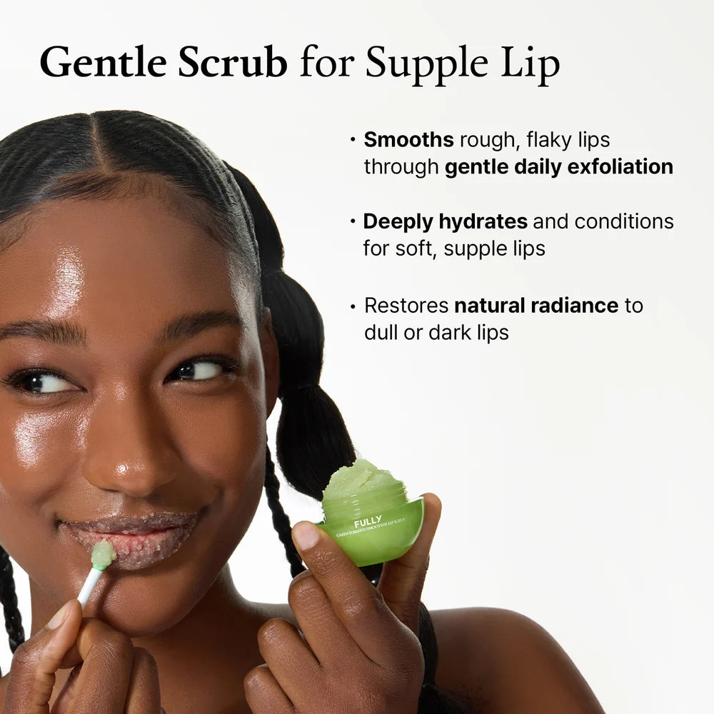 FULLY Green Tomato Smoothie Lip Scrub