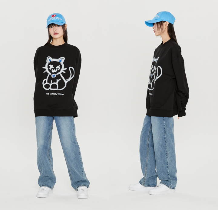 TWS：THE MUSEUM VISITOR POP UP ポップアップ スウェット Tシャツ