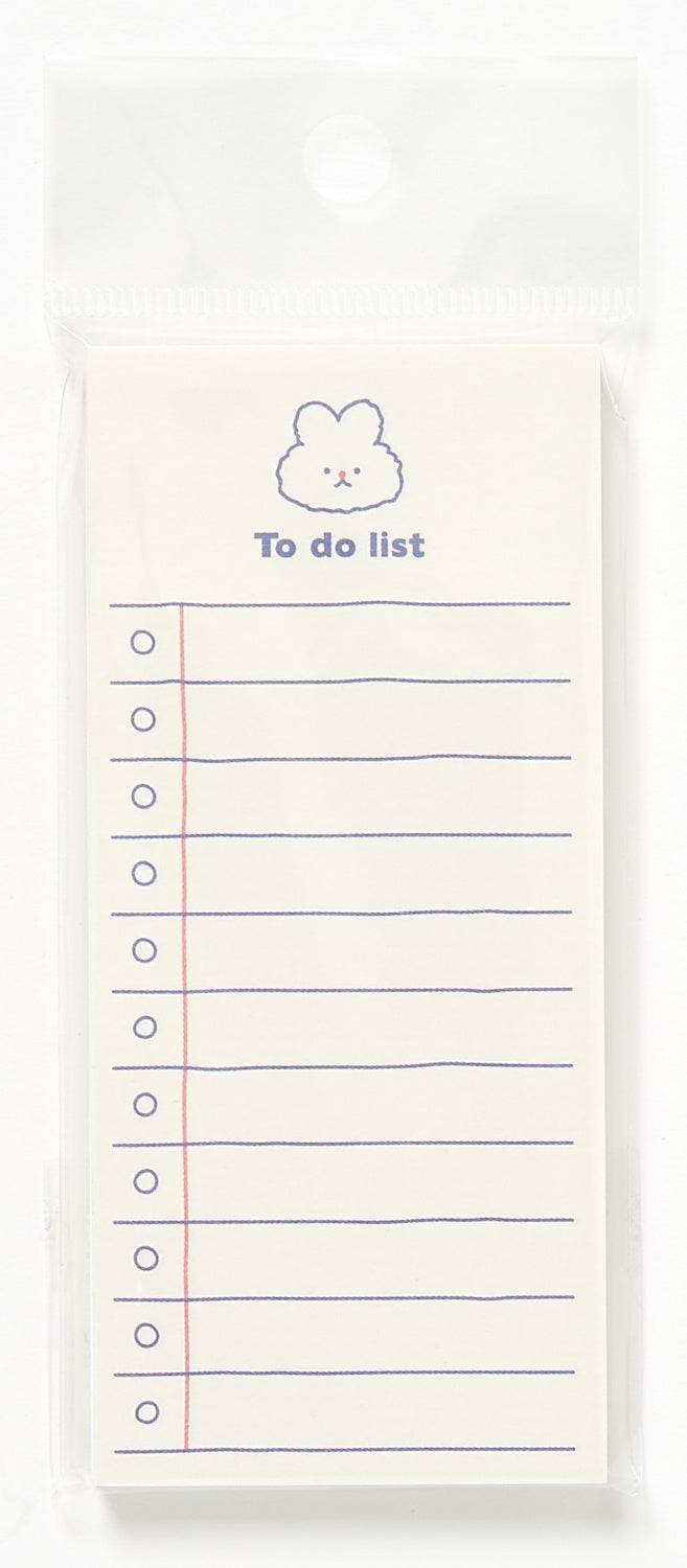 MEMO TO DO LIST RABBIT