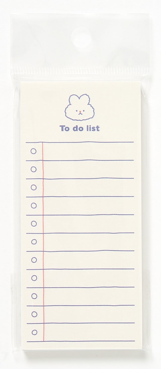 MEMO TO DO LIST RABBIT – Amuse Ground