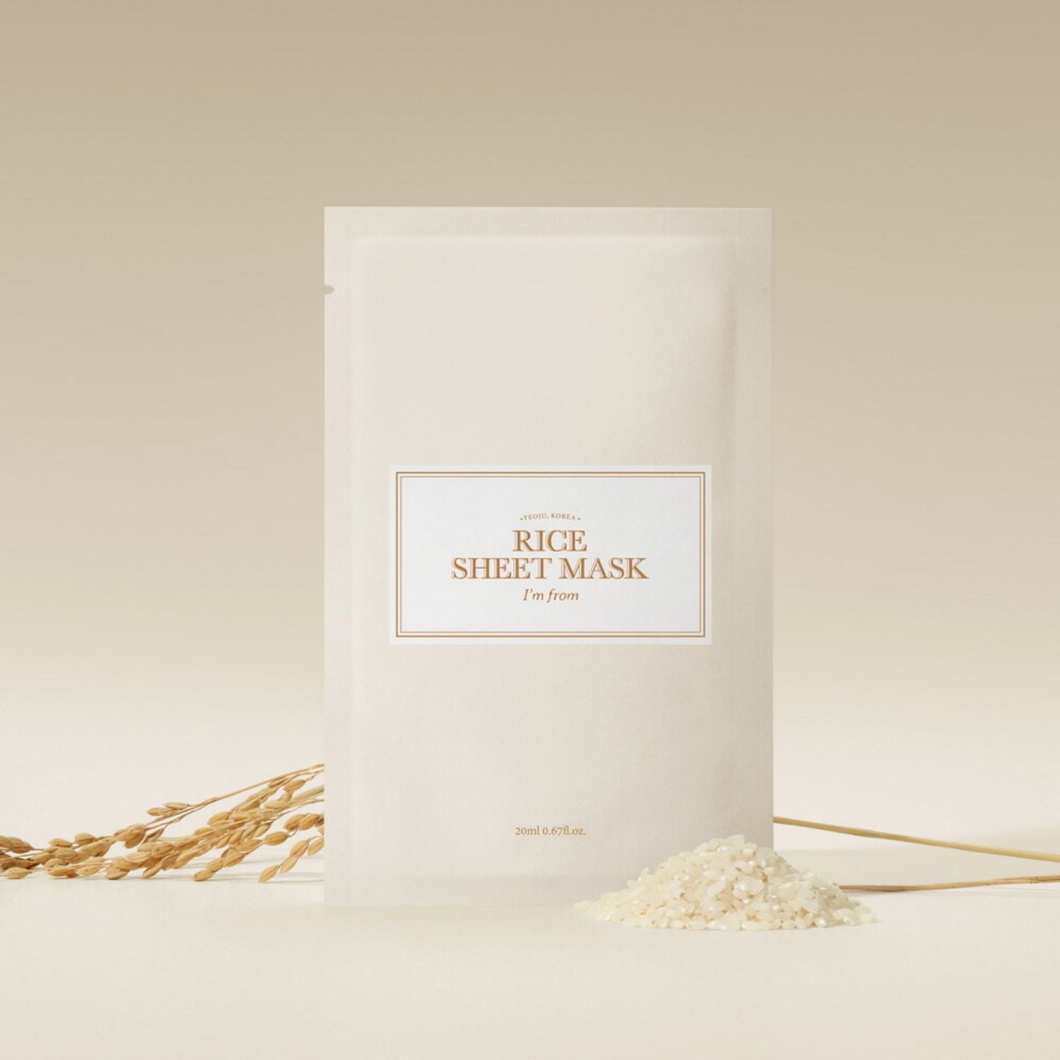 I'm from Rice Sheet Mask [1ea]