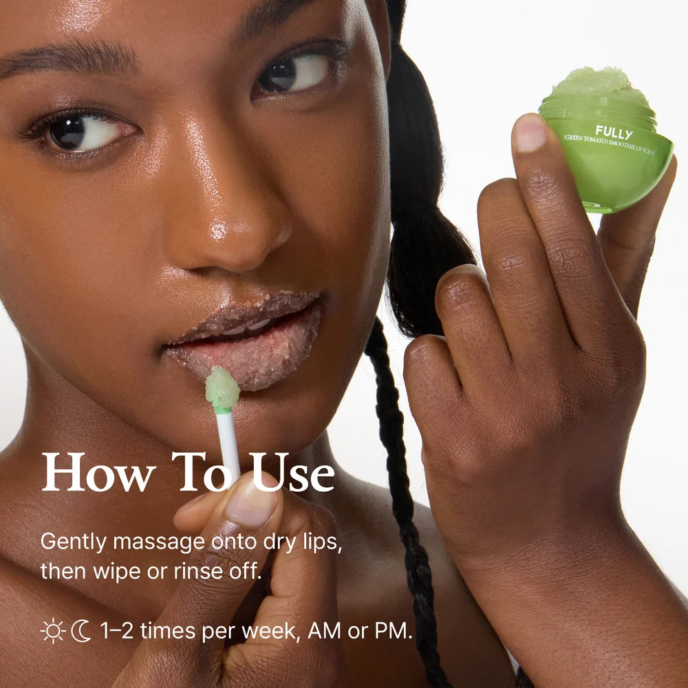 FULLY Green Tomato Smoothie Lip Scrub