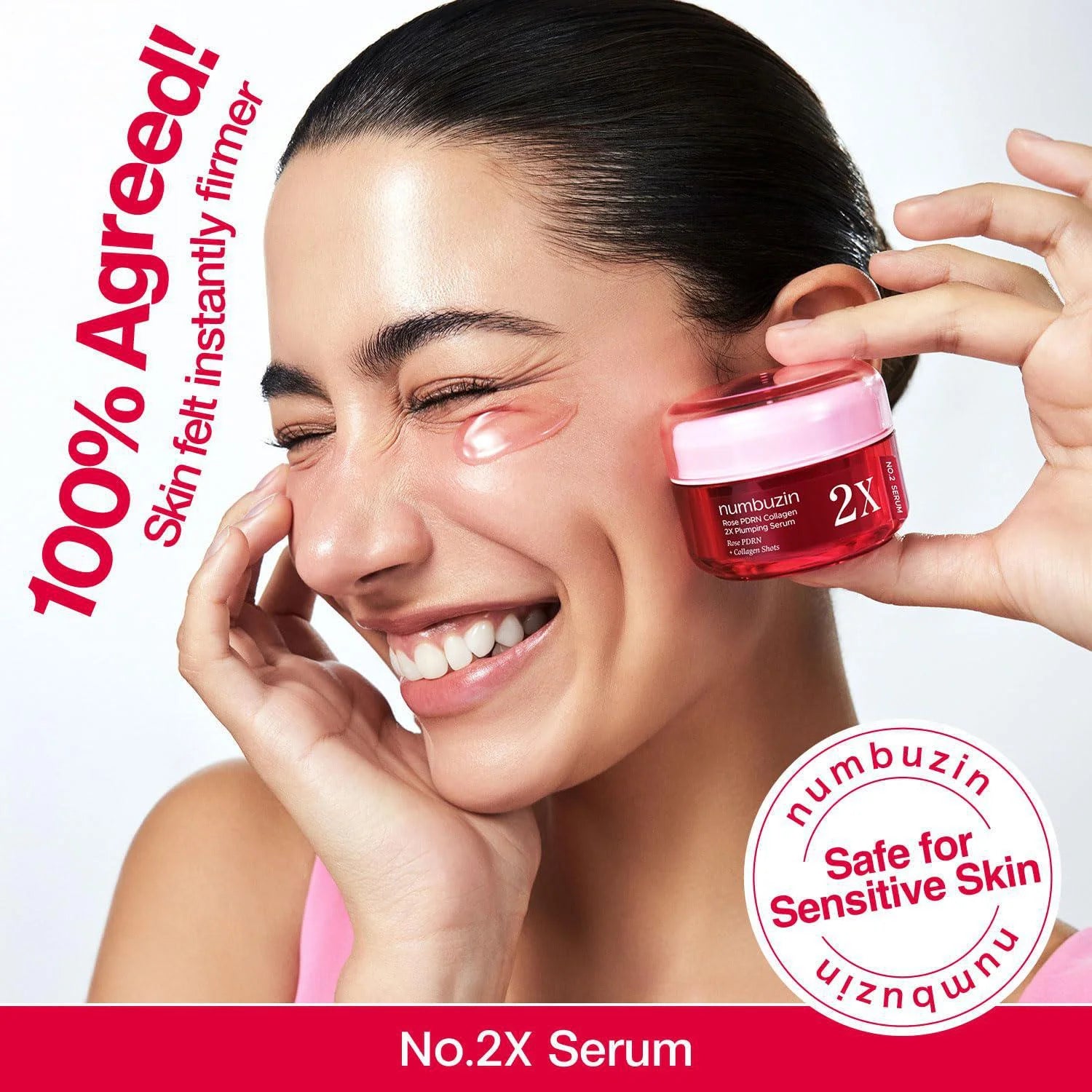 numbuzin No.2 Rose PDRN Collagen 2X Plumping Serum [30ml]