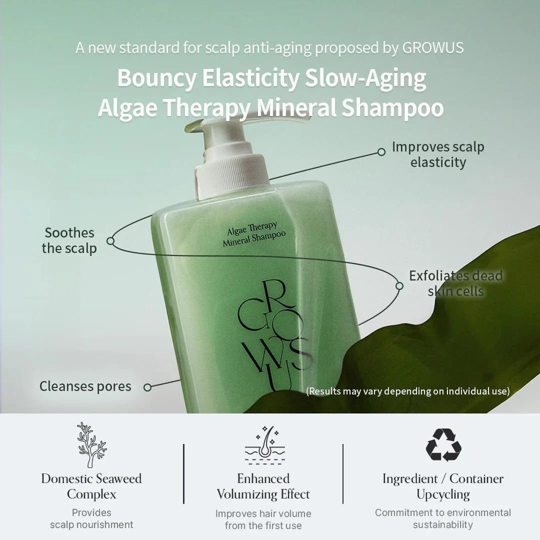 GROWUS Algae Therapy Mineral Shampoo [500ml]