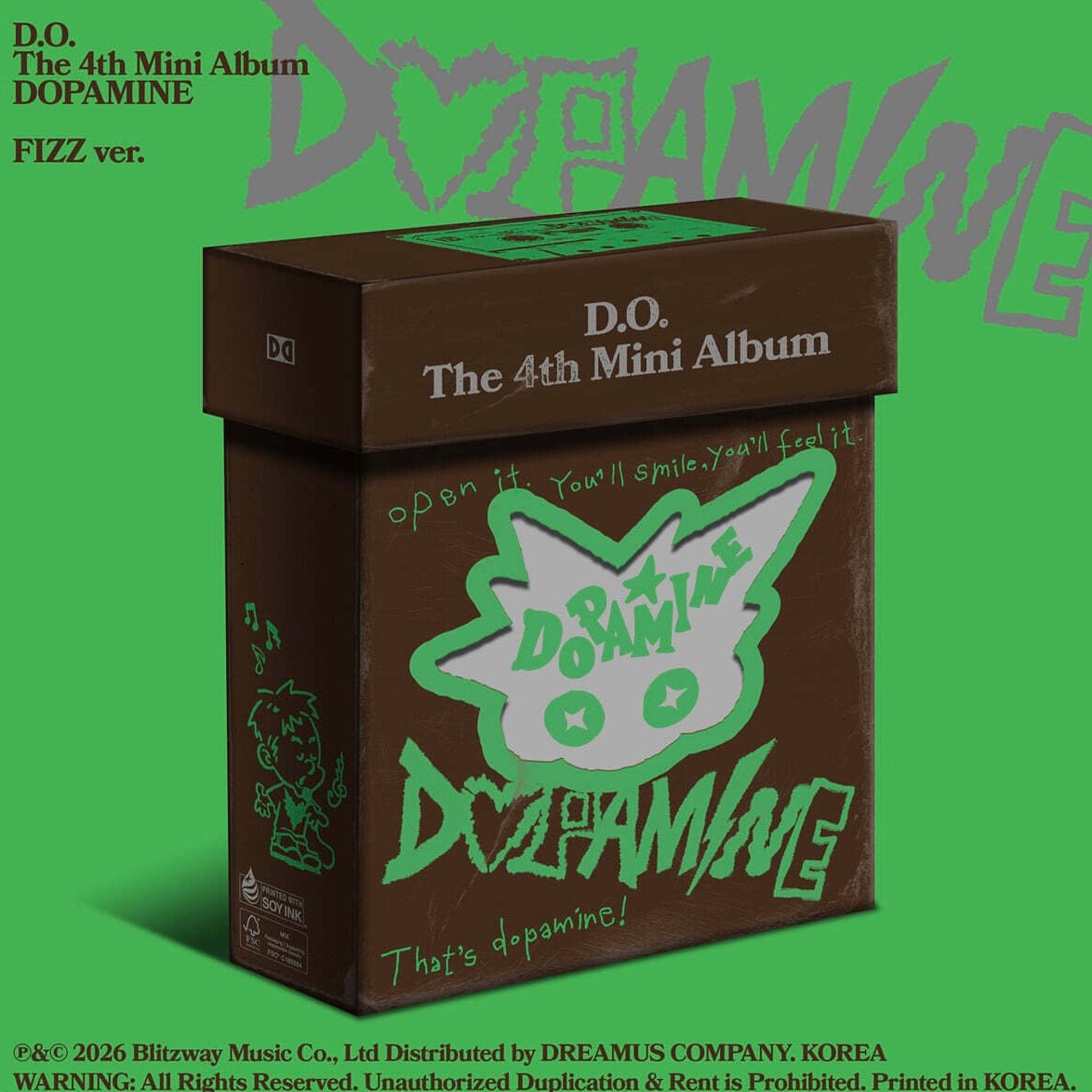 [PRE-ORDER] D.O. - 4TH MINI ALBUM [DOPAMINE] (FIZZ VER.)