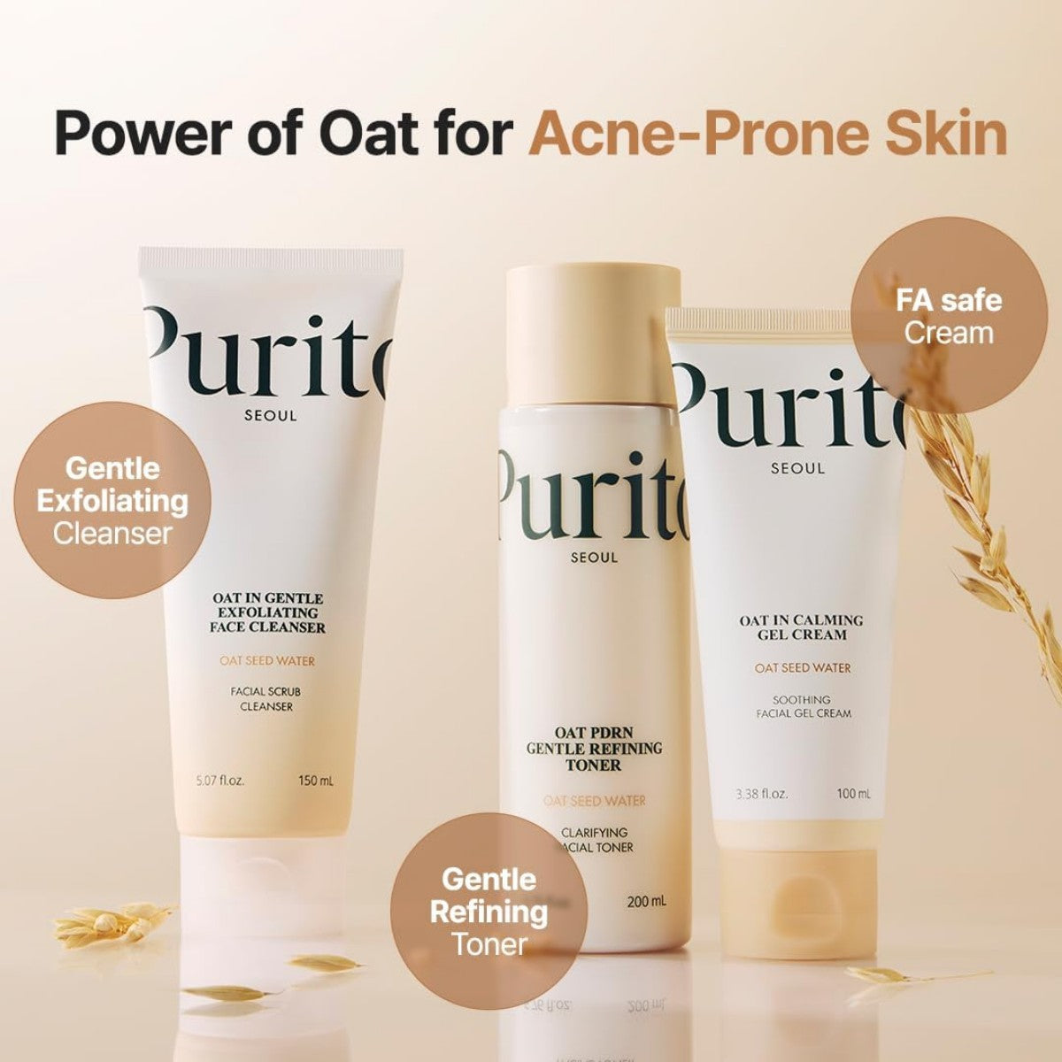 Purito SEOUL Oat PDRN Gentle Refining Toner [200ml]