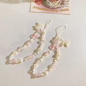 Phone Chain Y2K Flower Beaded Bow