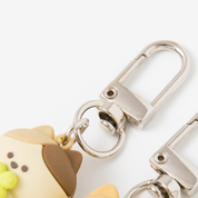 KEY RING SET CLOVER CAT