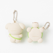 KEY RING SET BICHON TURTLE