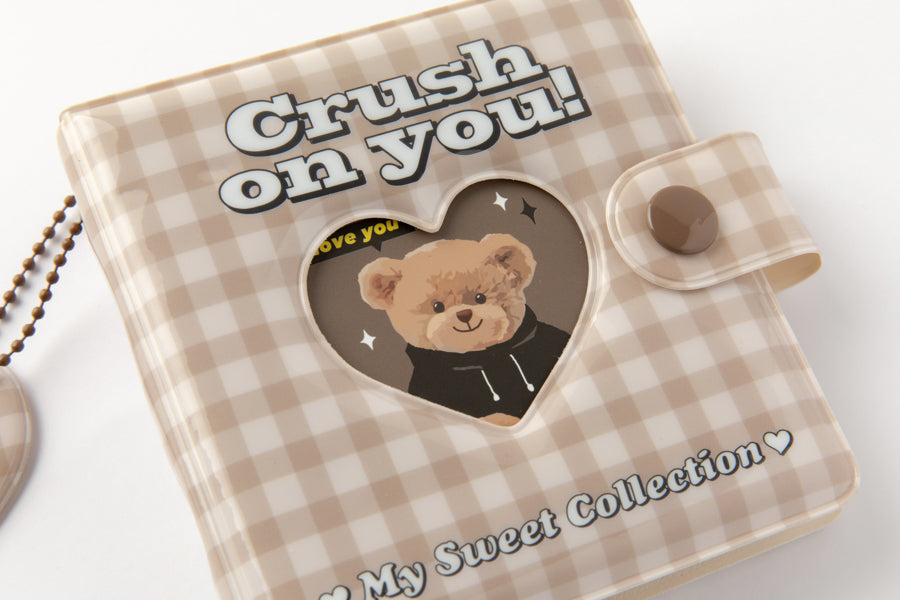 Epoxy Collect Book - "Crush on You" Brown Bear